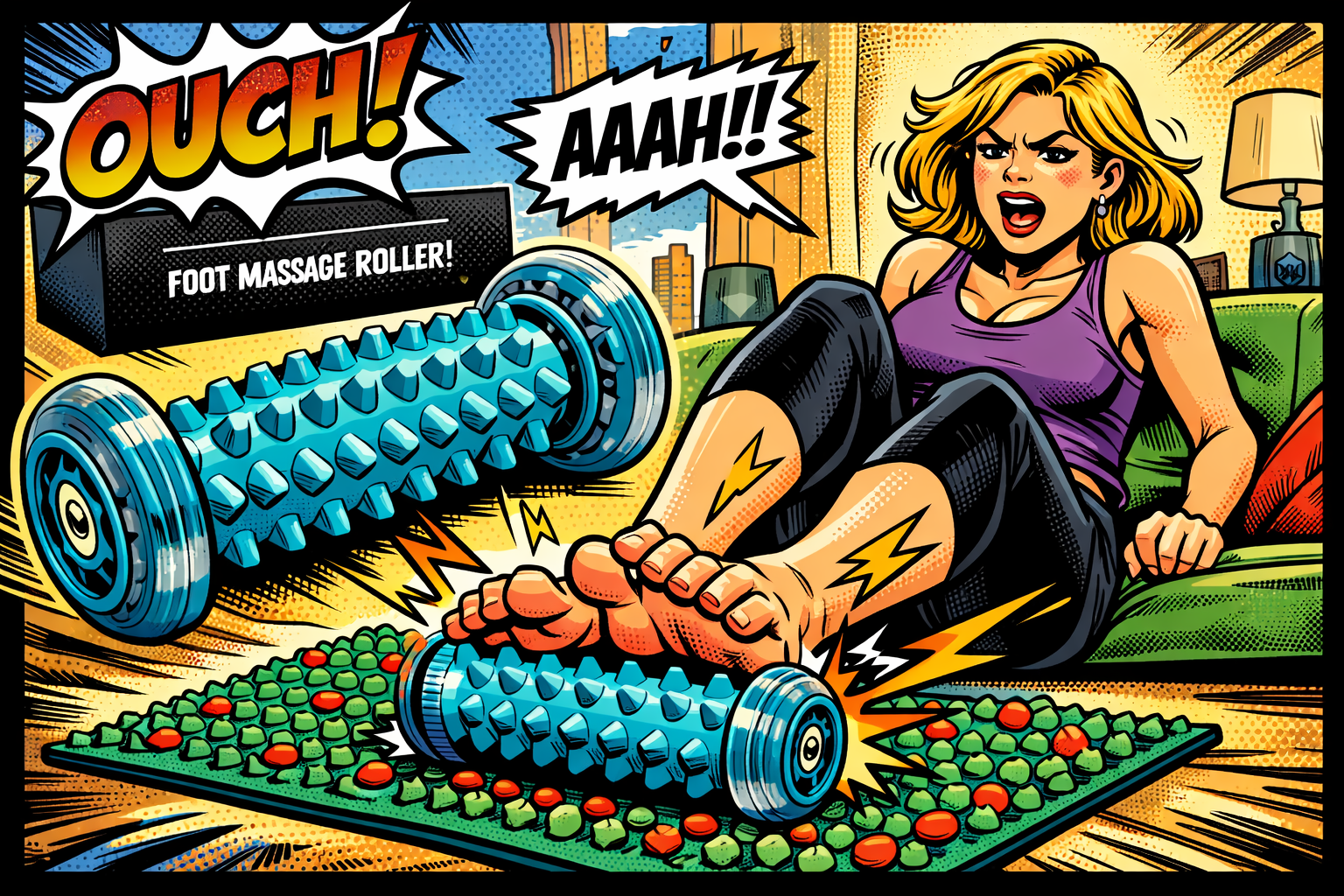 LeLante足裏マッサージする女性