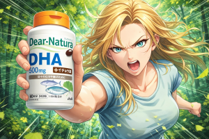 ディアナチュラDHAを持っている女性